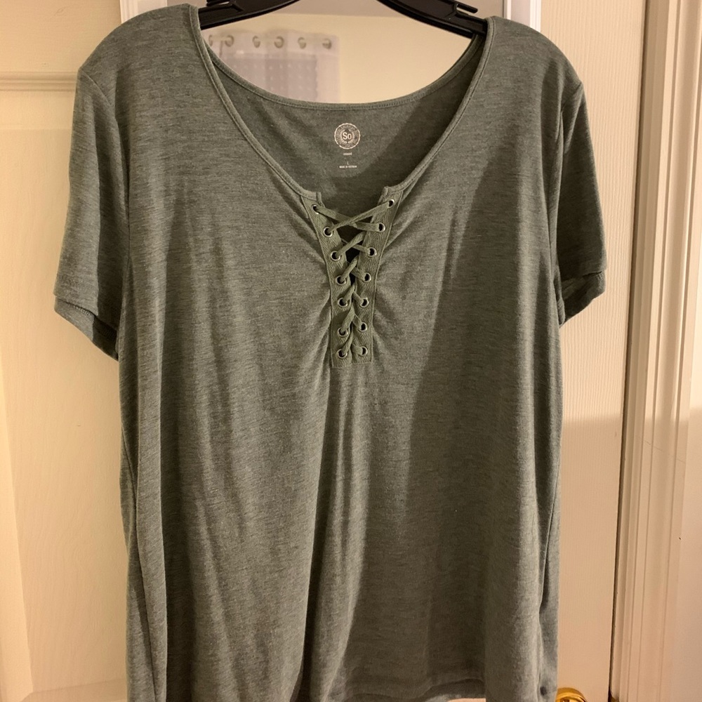 green cross front t-shirt